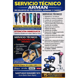 SERVICIO TECNICO GROOMING