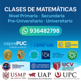 CLASES DE MATEMATICAS